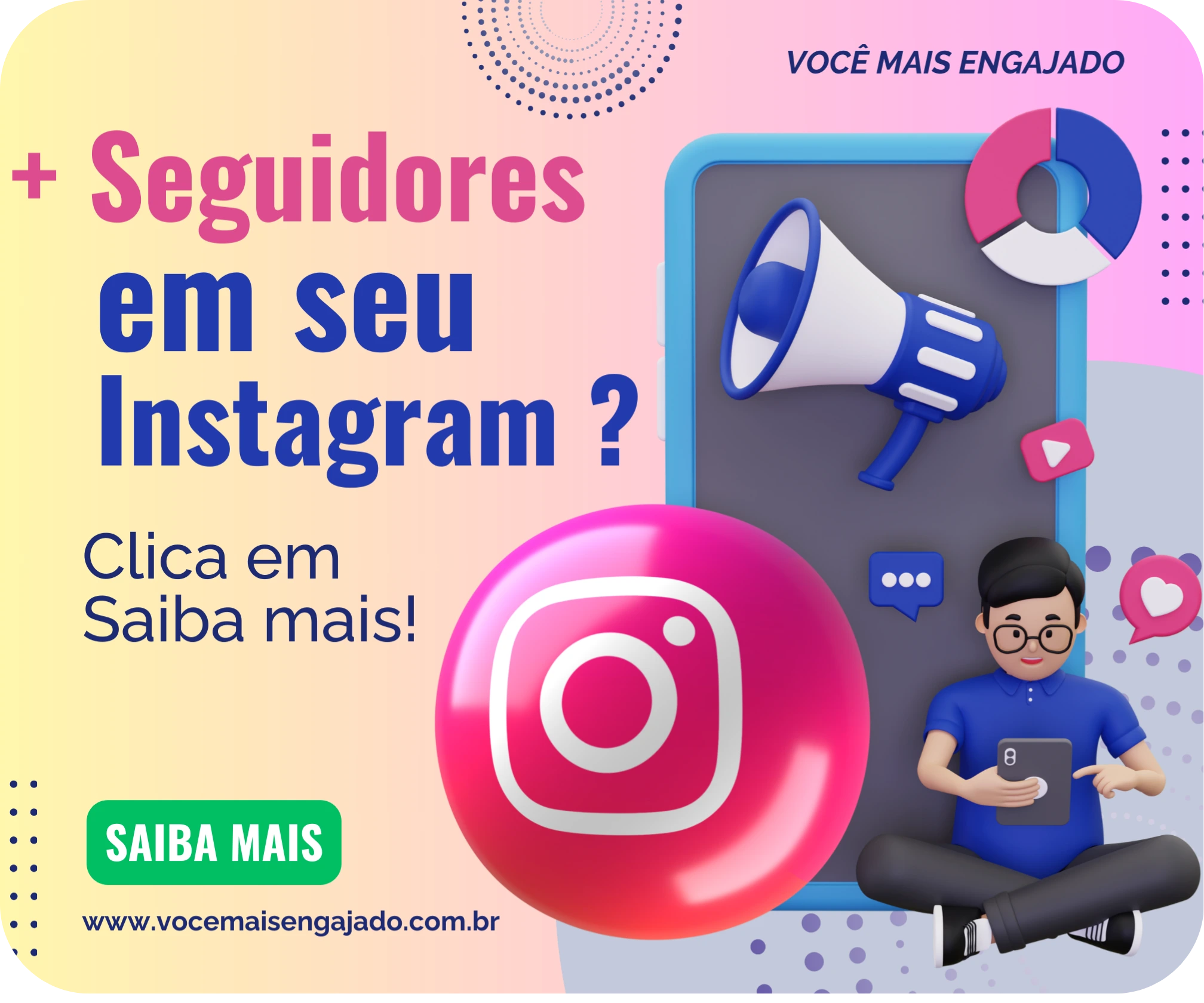 6 mil seguidores - Você Mais Engajado