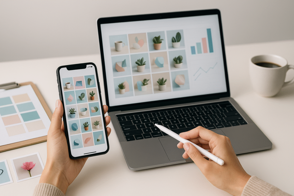 feed instagram organizado design